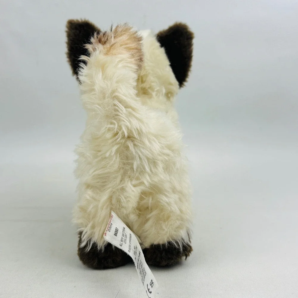 American Girl Himalayan Kitten Cat Plush Siamese Poseable Cream Brown 2014